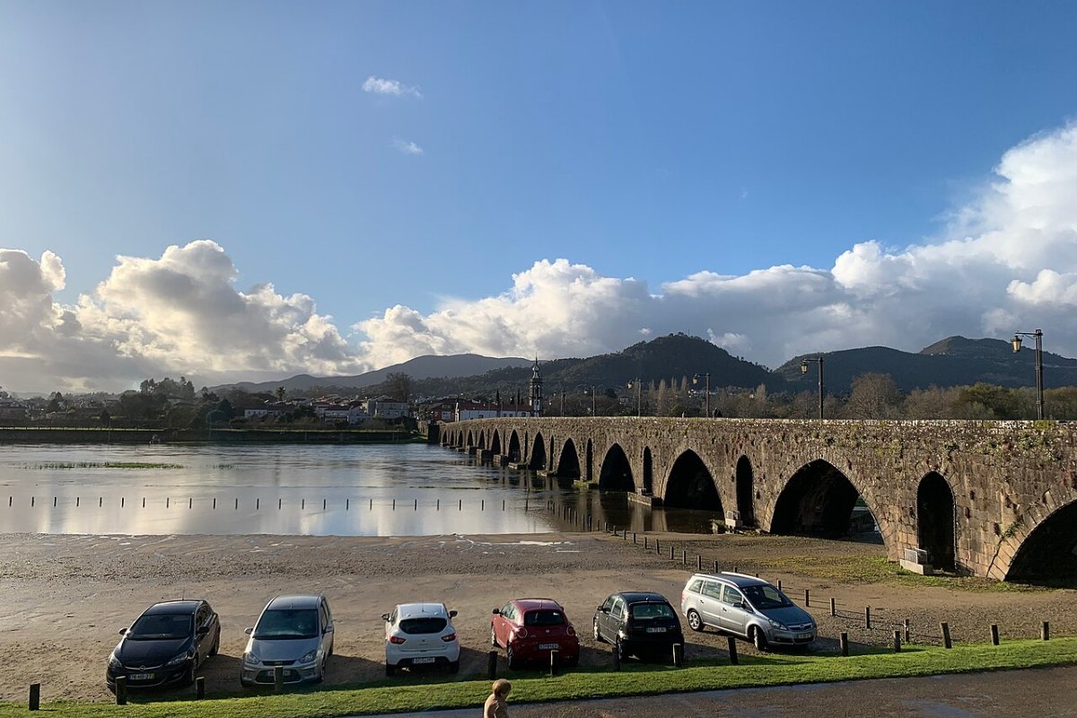 Ponte de Ponte de Lima, em Portugal