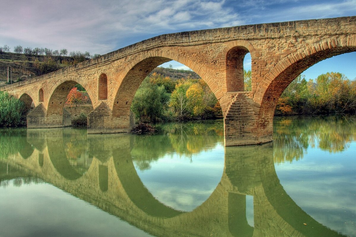 Puente la Reina, em Navarra, Espanha